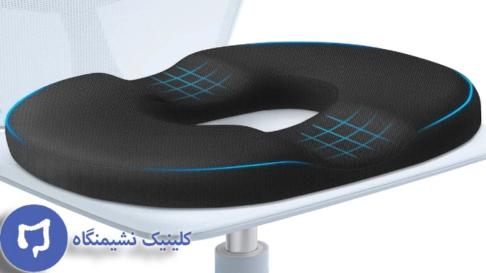 عکس بالشتک دوناتی برای درمان شقاق مقعدی