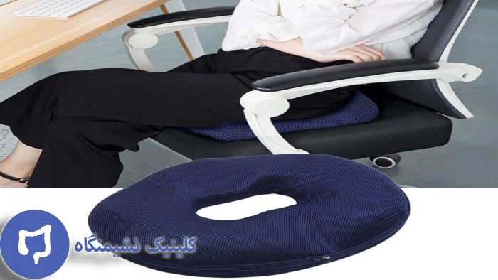 عکس بالش دوناتی برای درمان هموروئید در خانه